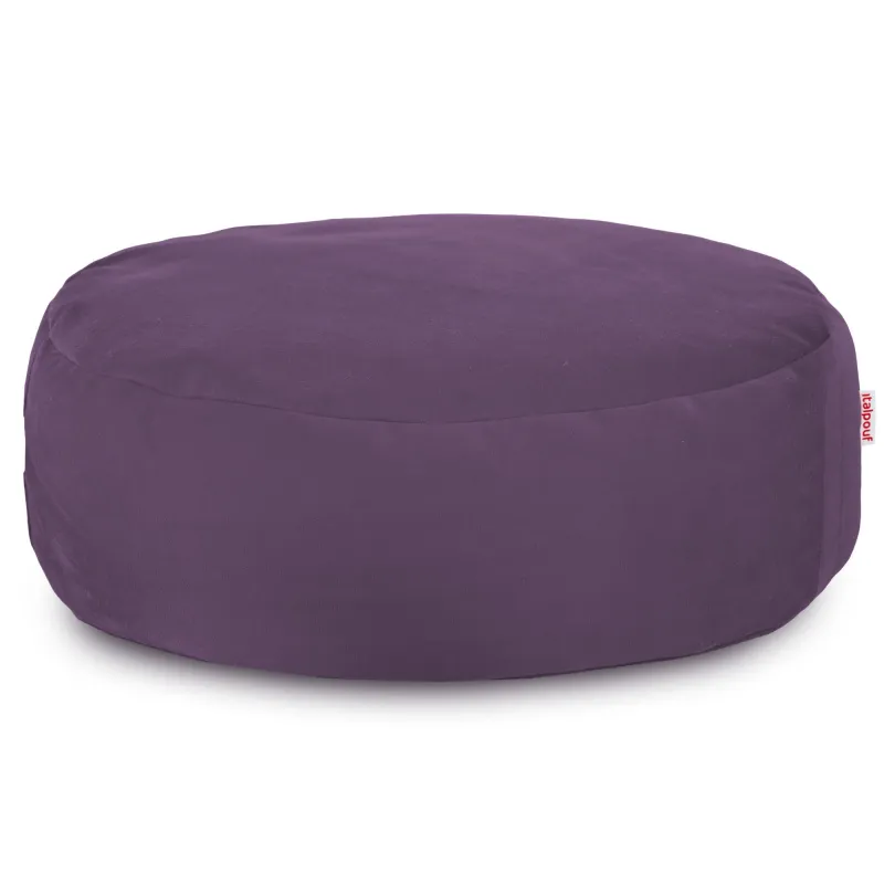 Puf Taburet Suport Picioare Rotund - Catifea Soft