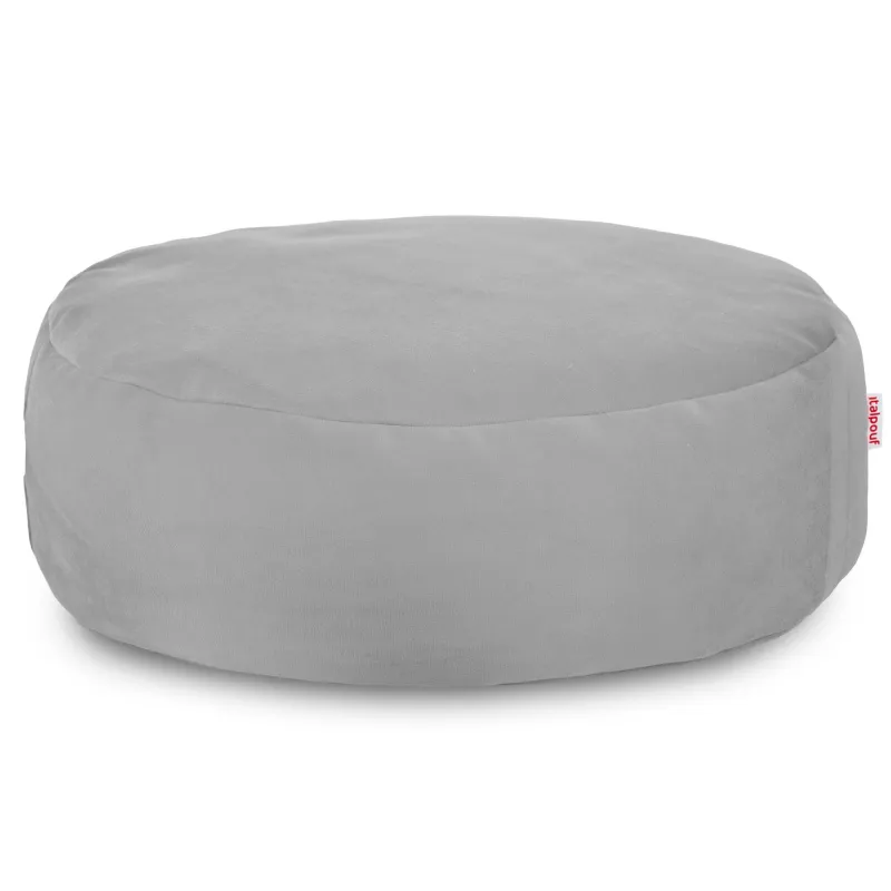 Puf Taburet Suport Picioare Rotund - Catifea Soft