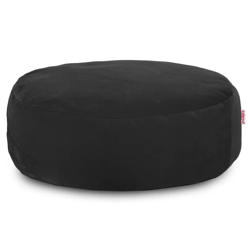 Puf Taburet Suport Picioare Rotund - Catifea Soft