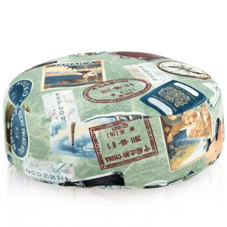 Taburet Travel cu un design elegant, ideal pentru confortul din living