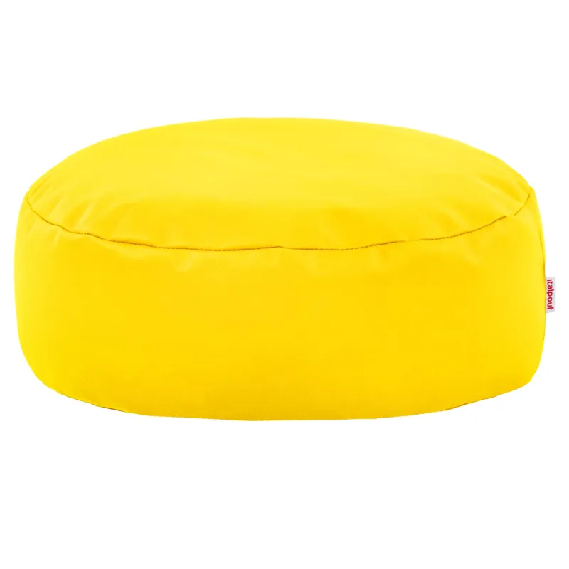 Puf Taburet Suport Picioare Rotund - Piele Ecologică