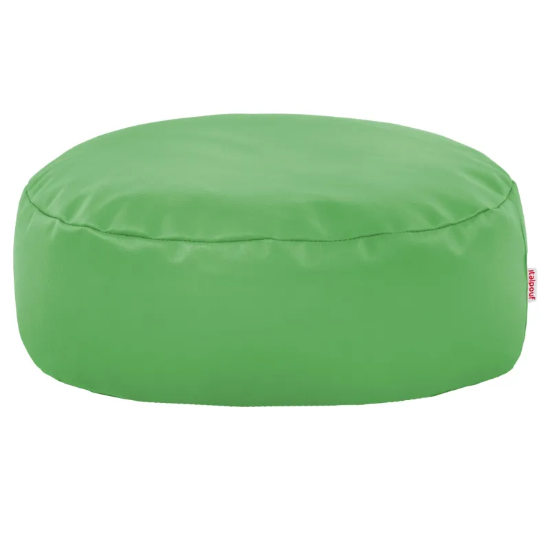 Puf Taburet Suport Picioare Rotund - Piele Ecologică