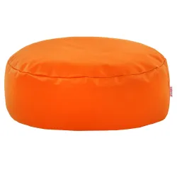 Puf Taburet Suport Picioare Rotund - Piele Ecologică