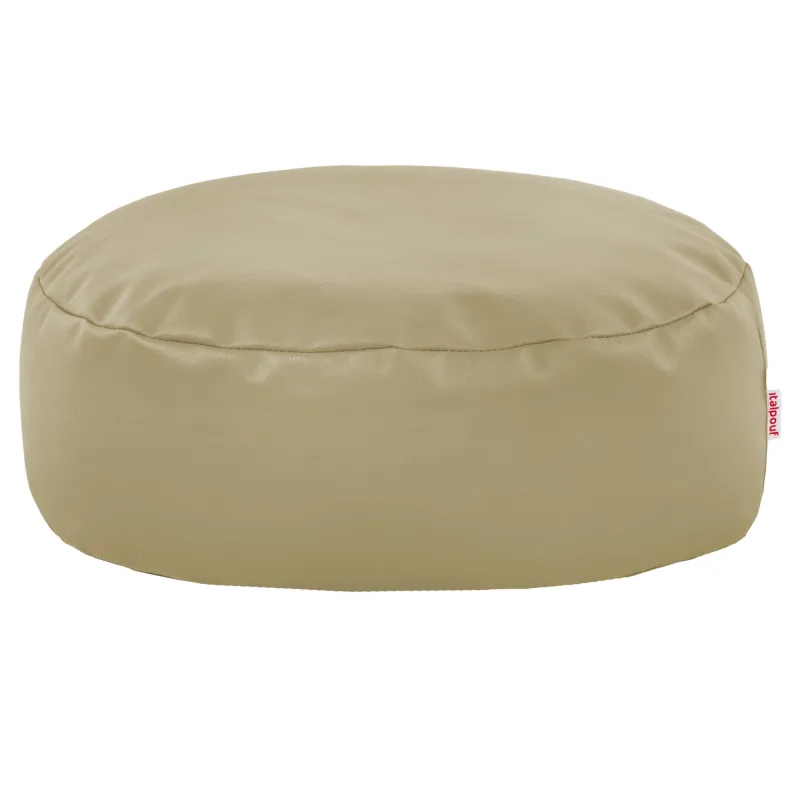 Puf Taburet Suport Picioare Rotund - Piele Ecologică