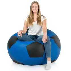 Fotoliu Puf Minge Fotbal XXL din - Piele Ecologică – vedere 6