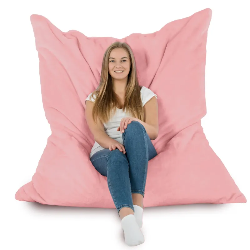 Saltea Puf de Podea XXL Gigant pentru adulți - Blană Artificială Yeti – vedere 9