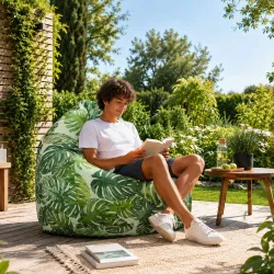 Fotoliu Puf XXL pentru adulți Gigant - Outdoor Pro exterior Impermeabil – vedere 37