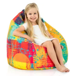 Fotoliu Puf L pentru copii - Outdoor Pro exterior Impermeabil – vedere 97