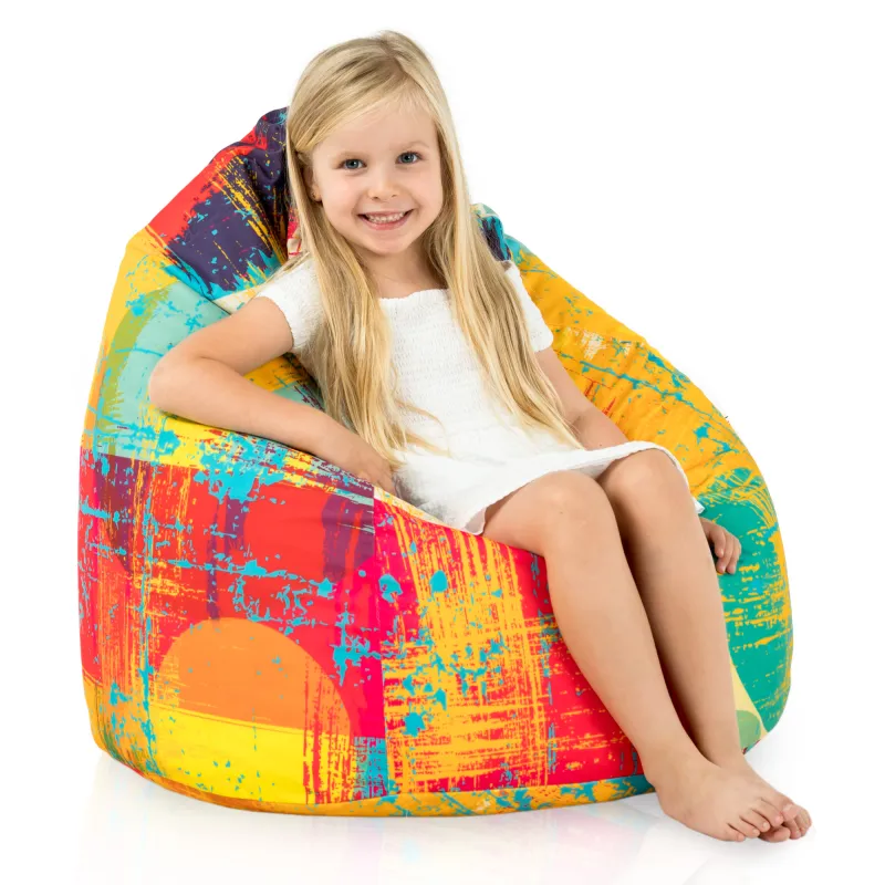 Fotoliu Puf L pentru copii - Outdoor Pro exterior Impermeabil – vedere 97