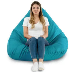 Fotoliu Puf tip Pară XXL Drop - Outdoor Pro exterior Impermeabil – vedere 123
