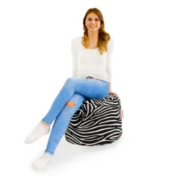 Puf Rotund Cilindru - Material Imprimeu Premium – vedere 13