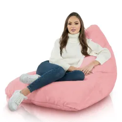 Fotoliu Puf relaxare de podea XL Bermuda - Blană Artificială Yeti – vedere 8