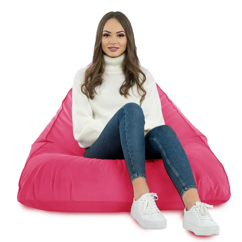 Fotoliu Puf relaxare de podea XL Bermuda - Catifea Soft – vedere 51