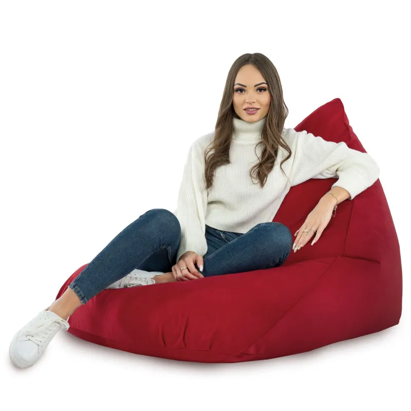 Fotoliu Puf relaxare de podea XL Bermuda - Catifea Soft – vedere 34