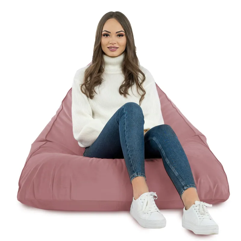 Fotoliu Puf relaxare de podea XL Bermuda - Catifea Soft – vedere 39