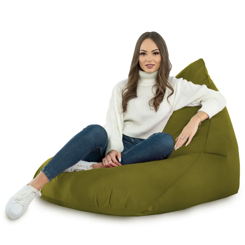 Fotoliu Puf relaxare de podea XL Bermuda - Catifea Soft – vedere 32