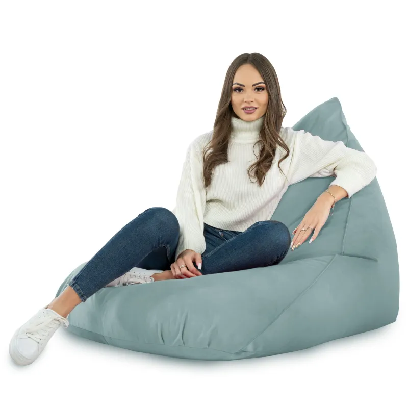 Fotoliu Puf relaxare de podea XL Bermuda - Catifea Soft – vedere 21