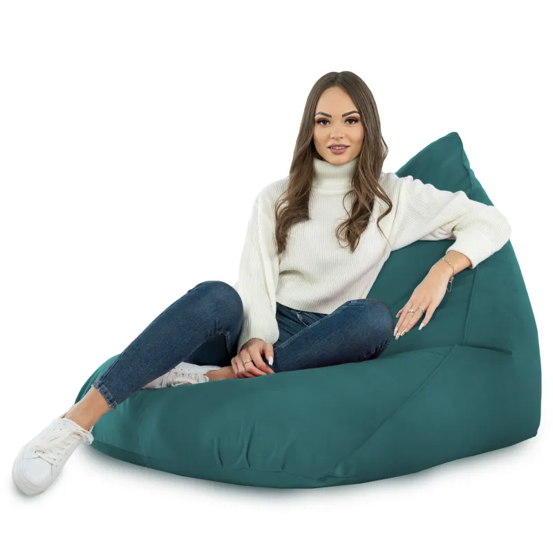 Fotoliu Puf relaxare de podea XL Bermuda - Catifea Soft – vedere 30