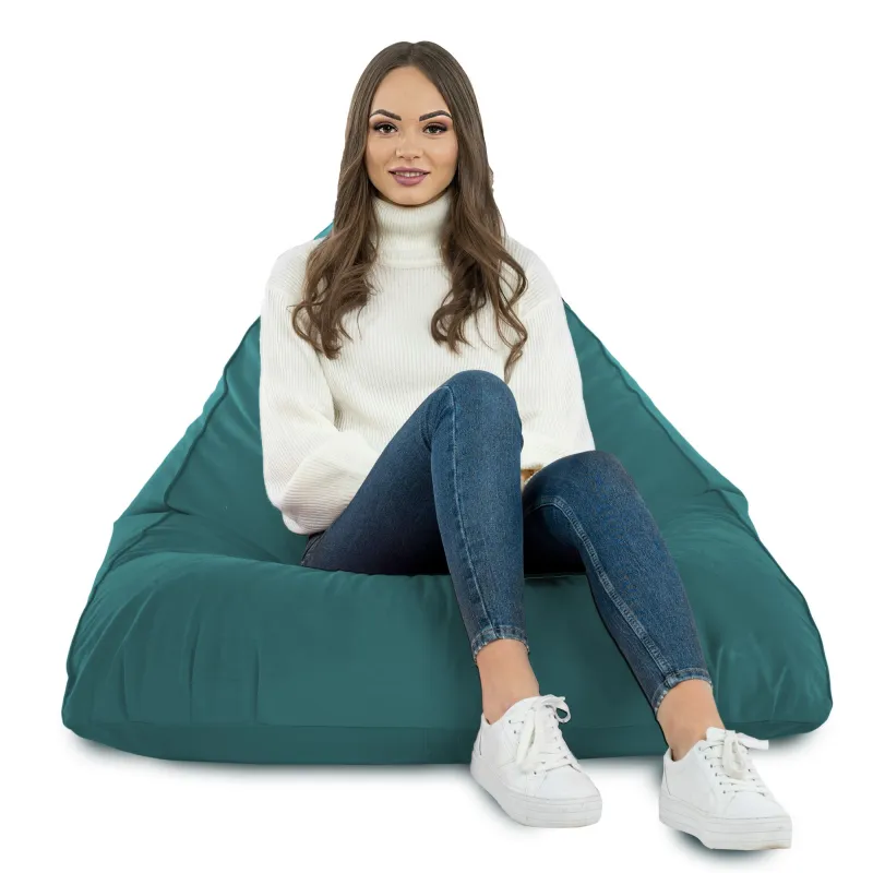 Fotoliu Puf relaxare de podea XL Bermuda - Catifea Soft – vedere 45