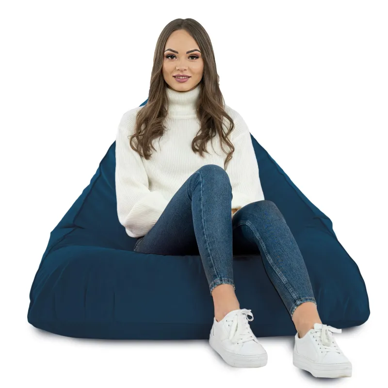 Fotoliu Puf relaxare de podea XL Bermuda - Catifea Soft – vedere 46