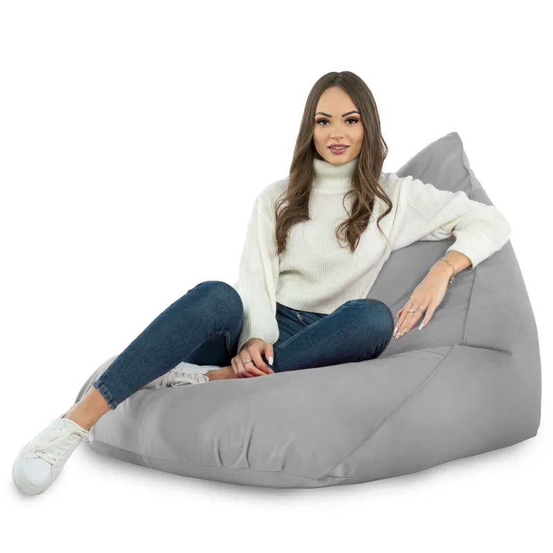 Fotoliu Puf relaxare de podea XL Bermuda - Catifea Soft – vedere 27