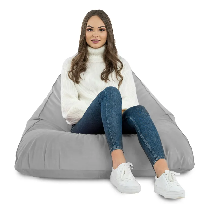 Fotoliu Puf relaxare de podea XL Bermuda - Catifea Soft – vedere 49