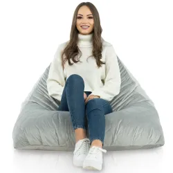 Fotoliu Puf relaxare de podea XL Bermuda - Catifea Soft – vedere 76