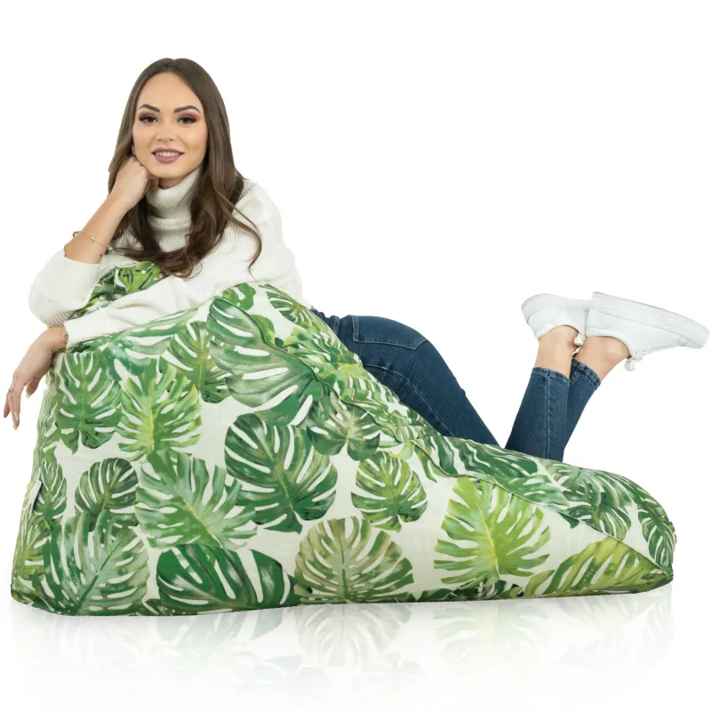 Fotoliu Puf relaxare de podea XL Bermuda - Material Imprimeu Premium – vedere 72