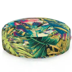 Puf Taburet Suport Picioare Rotund - Material Imprimeu Premium
