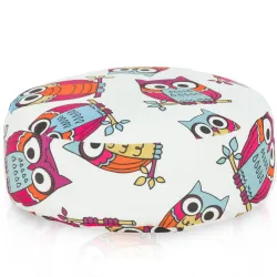 Puf Taburet Suport Picioare Rotund - Material Imprimeu Premium