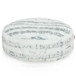 Puf Taburet Suport Picioare Rotund - Material Imprimeu Premium