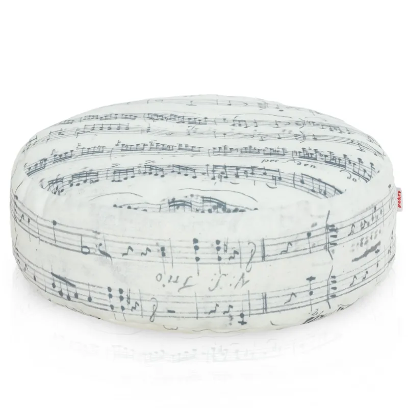 Puf Taburet Suport Picioare Rotund - Material Imprimeu Premium – vedere 45