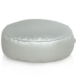 Puf Taburet Suport Picioare Rotund - Piele Ecologică
