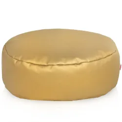 Puf Taburet Suport Picioare Rotund - Piele Ecologică