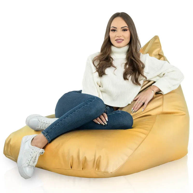 Fotoliu puf moale și durabil, perfect pentru camerele copiilor sau zonele de joacă