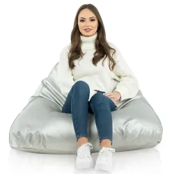Fotoliu Puf relaxare de podea XL Bermuda - Piele Ecologică – vedere 8