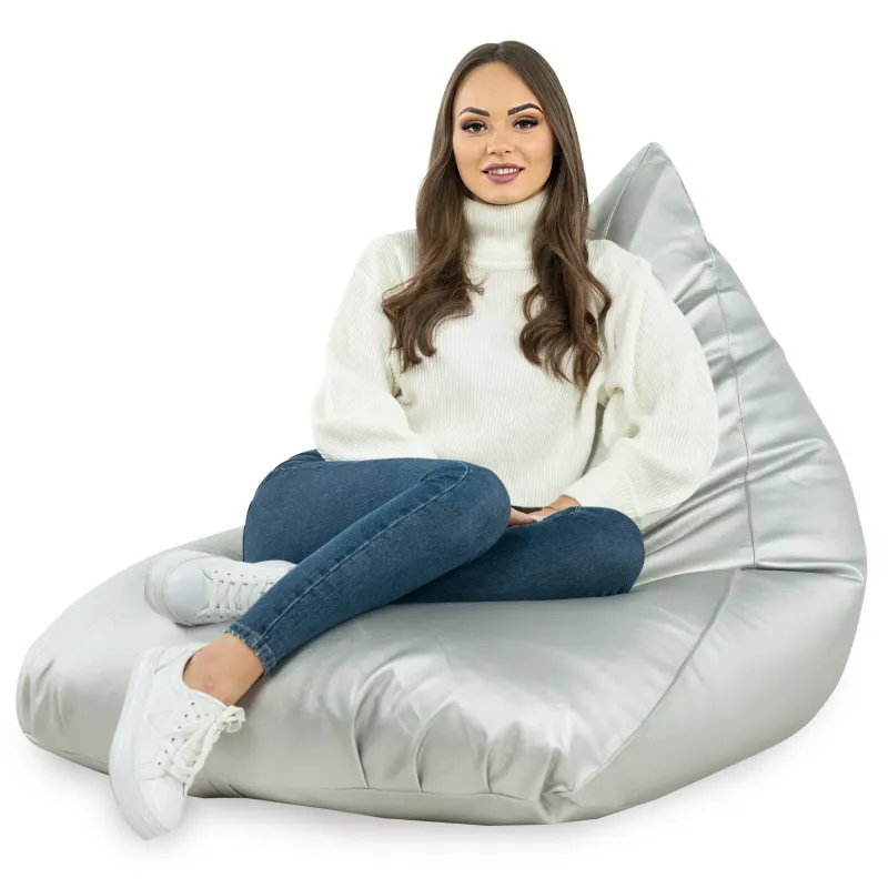 Fotoliu Puf relaxare de podea XL Bermuda - Piele Ecologică – vedere 7
