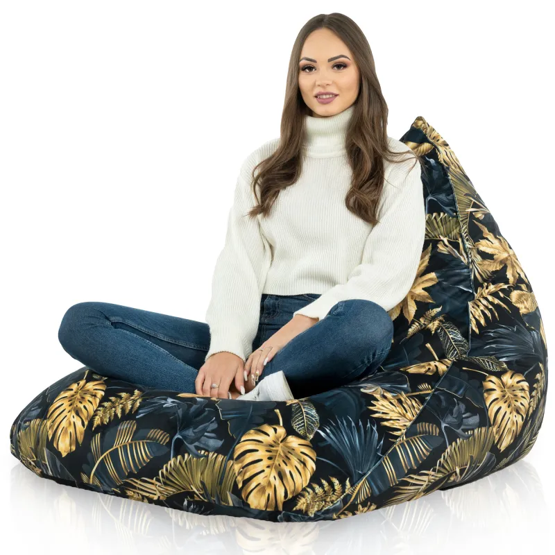 Fotoliu Puf relaxare de podea XL Bermuda - Material Imprimeu Premium – vedere 68