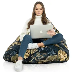 Fotoliu Puf relaxare de podea XL Bermuda - Material Imprimeu Premium – vedere 84