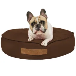 Culcuș rotund pentru câini și pisici 50 cm - Catifea Soft – vedere 27