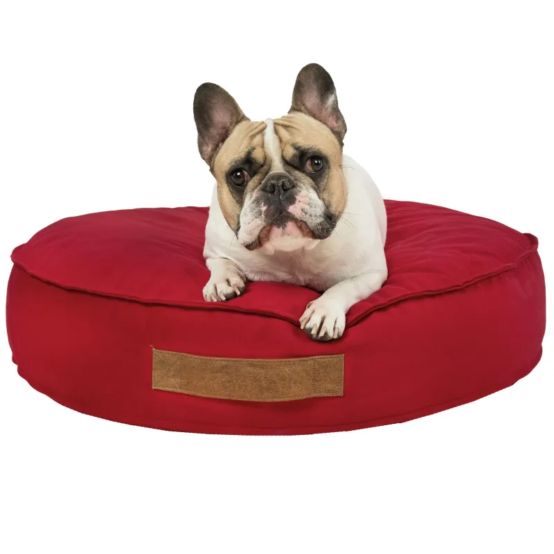 Culcuș rotund pentru câini și pisici 50 cm - Catifea Soft – vedere 30