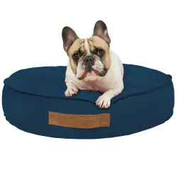 Culcuș rotund pentru câini și pisici 50 cm - Catifea Soft – vedere 26