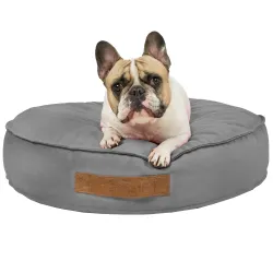 Culcuș rotund pentru câini și pisici 50 cm - Catifea Soft – vedere 22