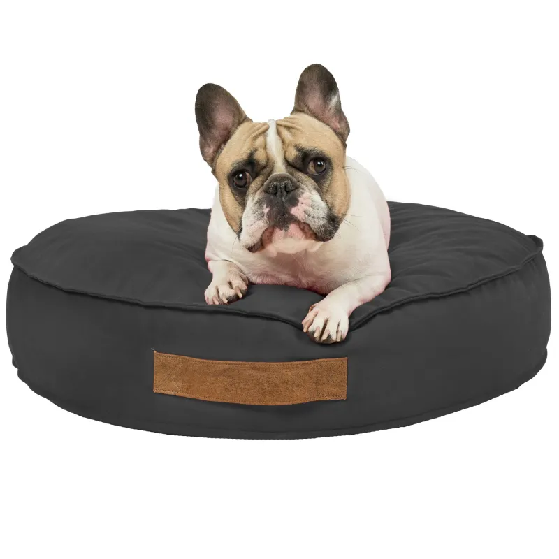 Culcuș rotund pentru câini și pisici 50 cm - Catifea Soft – vedere 24