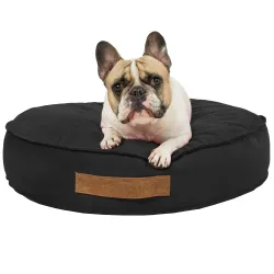 Culcuș rotund pentru câini și pisici 50 cm - Catifea Soft – vedere 25