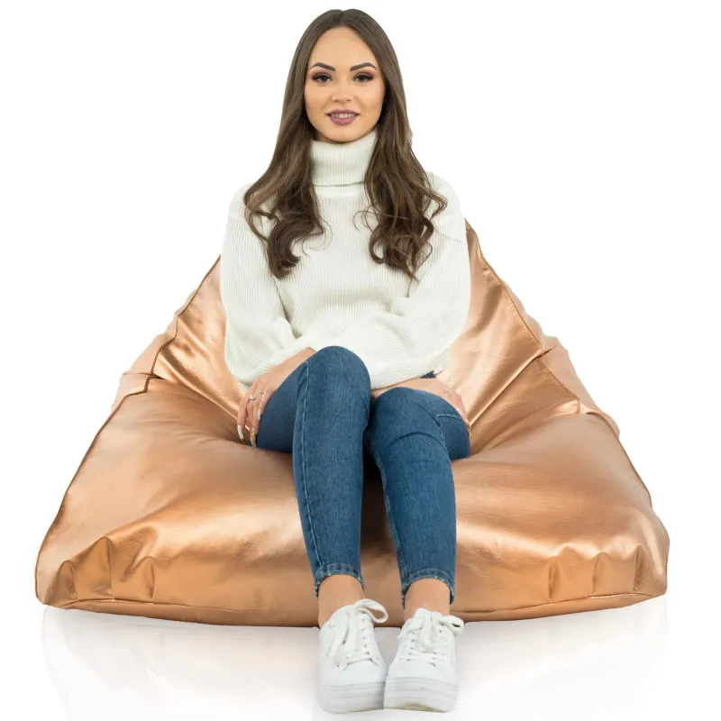 Fotoliu Puf relaxare de podea XL Bermuda - Piele Ecologică – vedere 10