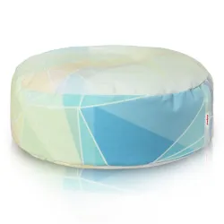 Puf Taburet Suport Picioare Rotund - Material Imprimeu Premium