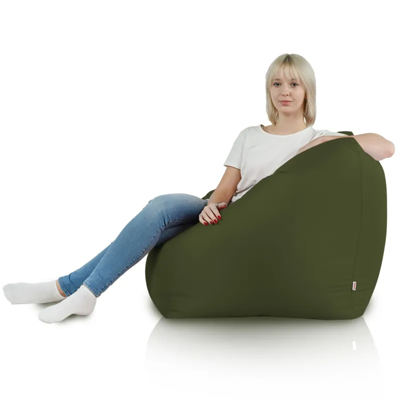 Fotoliu Puf Scurt tip Cub Amalfi - Outdoor Pro exterior Impermeabil – vedere 3