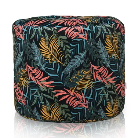 Puf Rotund Cilindru - Material Imprimeu Premium