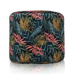 Puf Rotund Cilindru - Material Imprimeu Premium – vedere 2